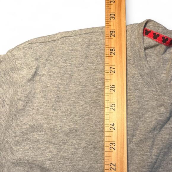 Disney Mickey Mouse Tee – Heather Gray Vintage Graphic XL - Picture 5 of 6